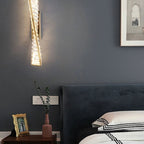 Italian Luxury Crystal Wall Lamp – Gold LED for Living Room