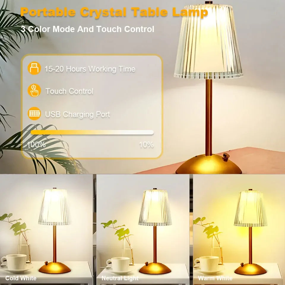 LED Rechargeable Table Lamp w/Touch Sensor - Lightify