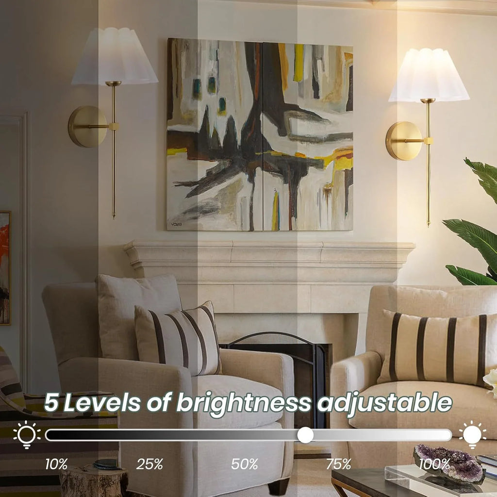 Wireless Battery LED Wall Light – RGB Remote Control