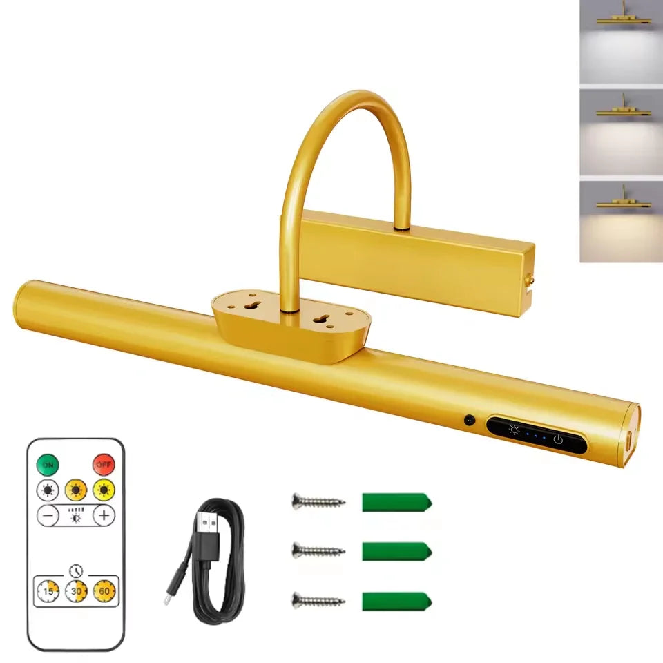 Rechargeable Picture Light – 4000mAh Battery with Remote