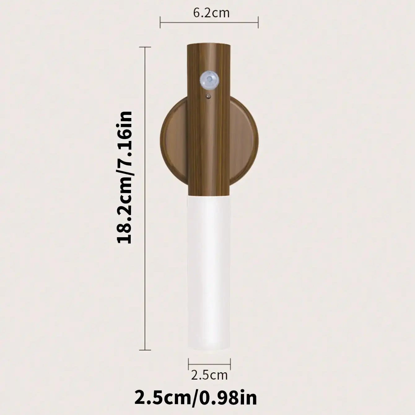 Rechargeable Motion Sensor Wall Light – Magnetic 3-Color LED