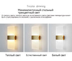 Modern LED Aluminum Wall Lamp – Matte Acrylic Right-Angle Design