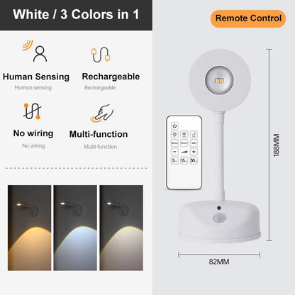 USB Rechargeable Picture Light – Motion Sensor 3 Colors
