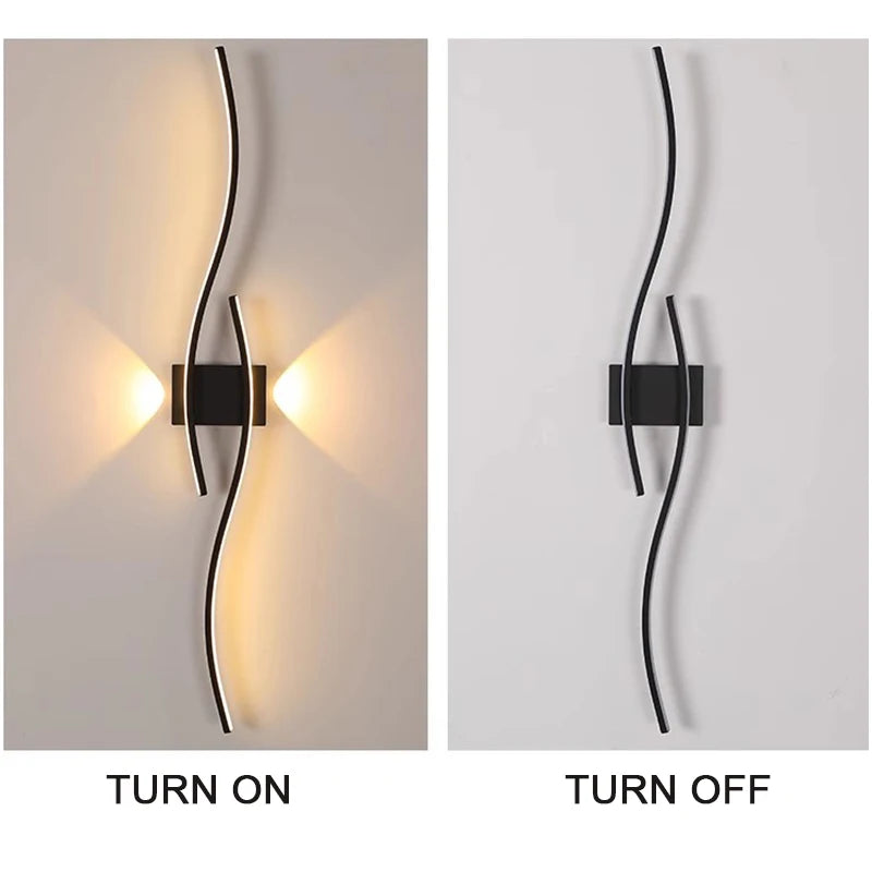 Long LED Wall Light Bar – Modern Indoor Strip Sconce for Bedrooms & Living Spaces