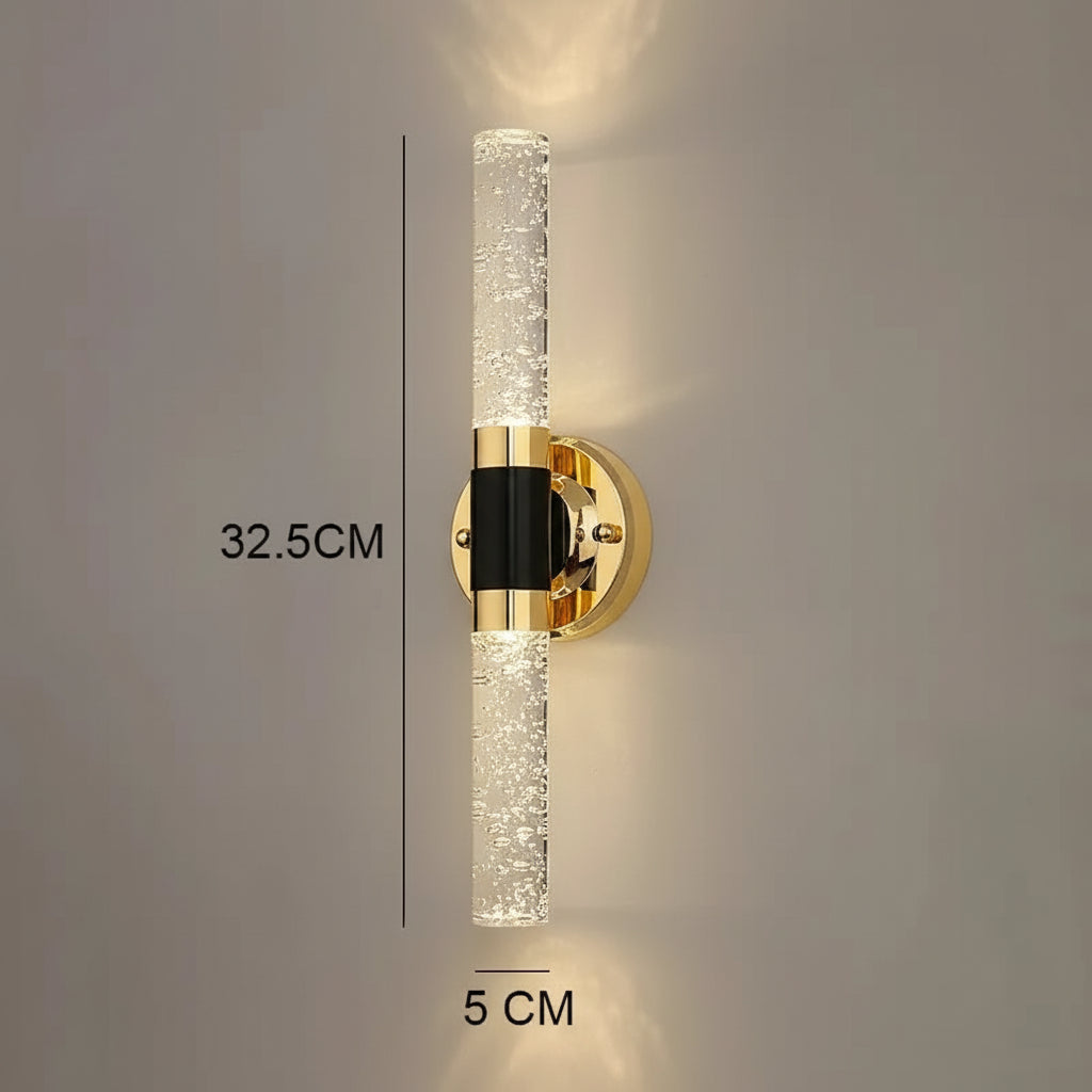 Gold Vanity Light for Mirror – 2-Light Bathroom Fixture