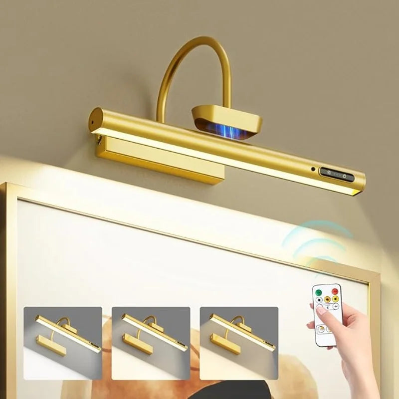 Rechargeable Picture Light – 4000mAh Battery with Remote