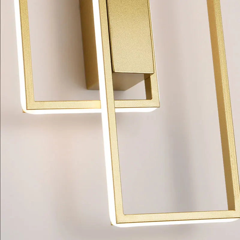 LED Hotel Wall Lamp – Nordic Minimalist Square Design