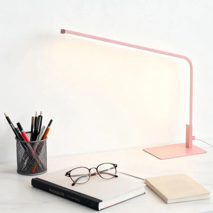 USB LED desk lamp on a workstation creating a productive and organized environment