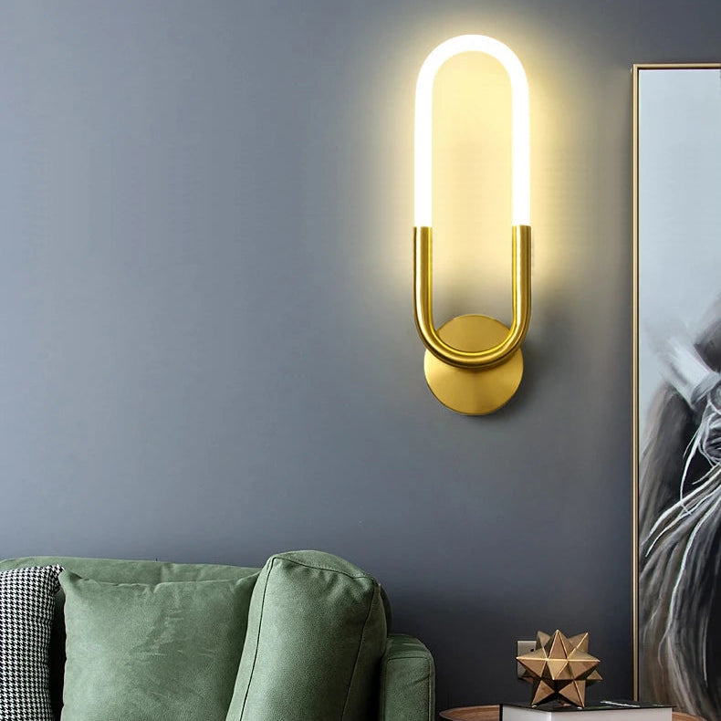 Minimalist U-Shaped Wall Lamp – Modern Creative Design