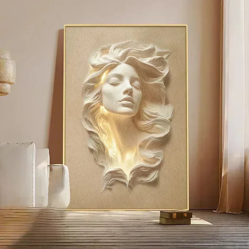 Abstract LED Painting Light for Hallway & Entrance Decor - Lightify