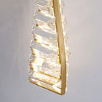Italian Luxury Crystal Wall Lamp – Gold LED for Living Room