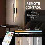 Rechargeable Wall Sconce – 4400mAh Battery Operated LED Dimmable