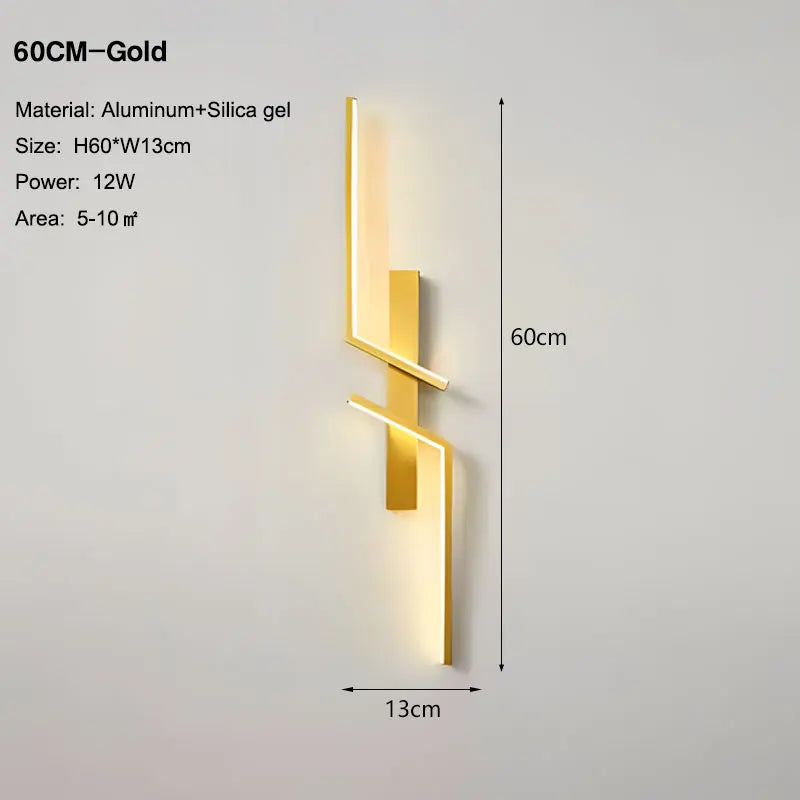 Long LED Wall Light Bar – Modern Indoor Strip Sconce for Bedrooms & Living Spaces