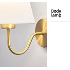 Modern Fabric Wall Lamp – Retro Loft E27 Sconce