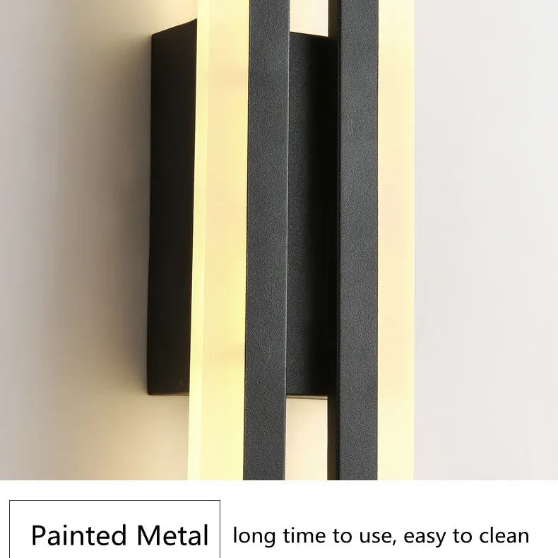 LED Copper Pipe Wall Lamp with Acrylic Shade