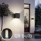 Modern LED Wall Lamp – Waterproof IP65 Aluminum with G9 Bulb