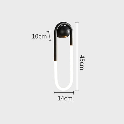 Minimalist U-Shaped Wall Lamp – Modern Creative Design