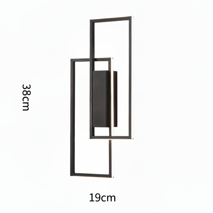 LED Hotel Wall Lamp – Nordic Minimalist Square Design