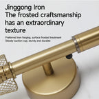 Battery Wall Lamp – 66cm Rechargeable Black/Gold LED with Remote - Lightify