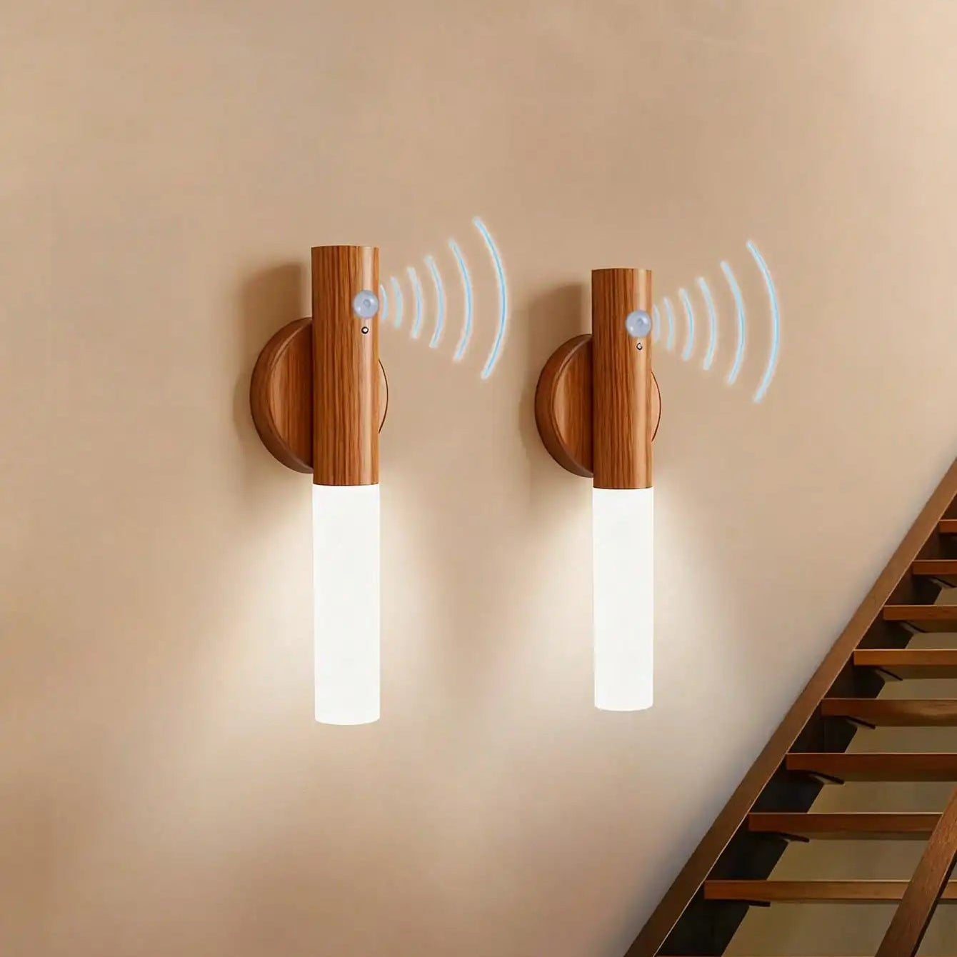 Rechargeable Motion Sensor Wall Light – Magnetic 3-Color LED