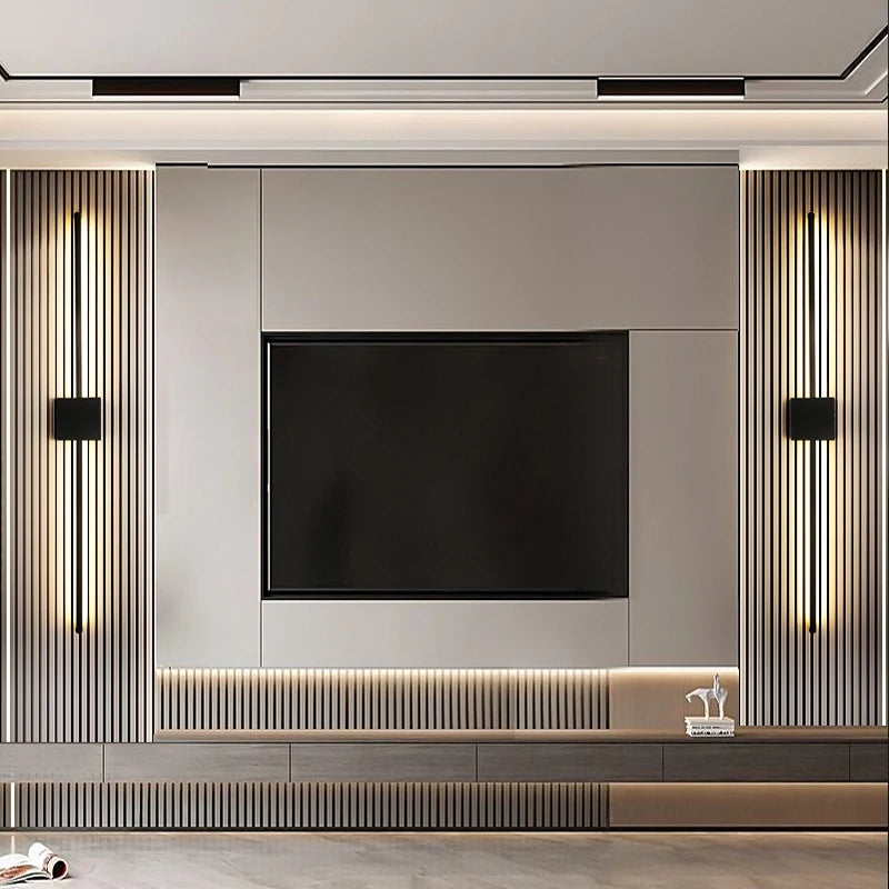 Modern LED Long Strip Wall Sconce for Bedroom & Living Room