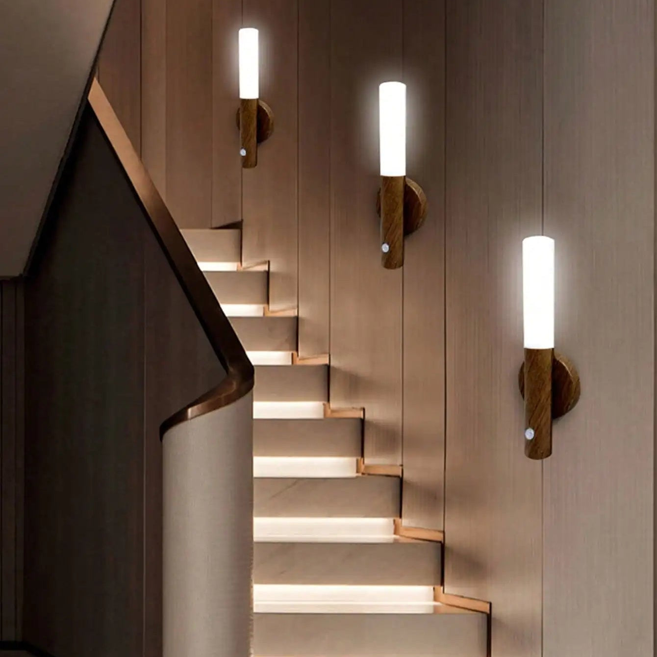 Rechargeable Motion Sensor Wall Light – Magnetic 3-Color LED