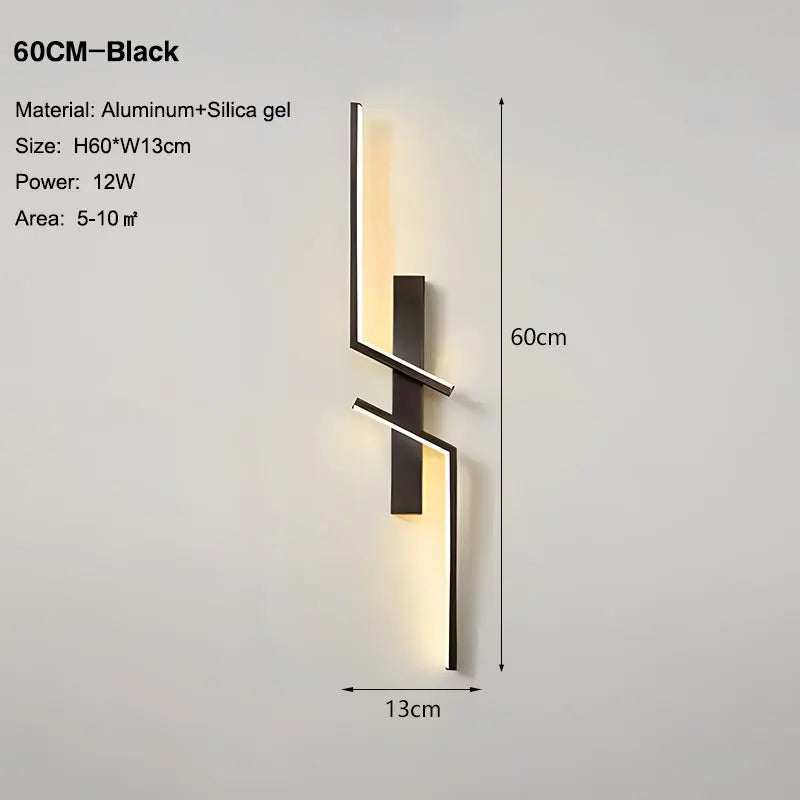 Long LED Wall Light Bar – Modern Indoor Strip Sconce for Bedrooms & Living Spaces