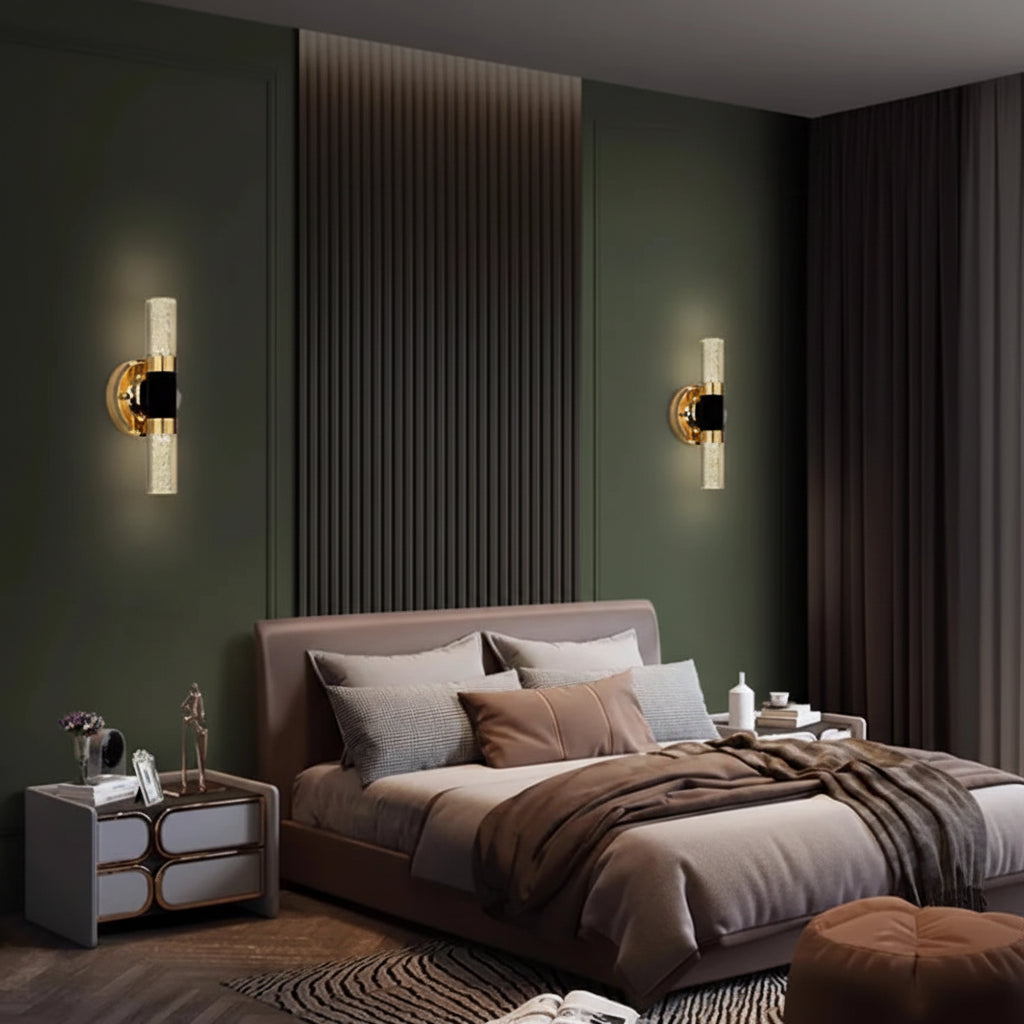 Gold Vanity Light for Mirror – 2-Light Bathroom Fixture