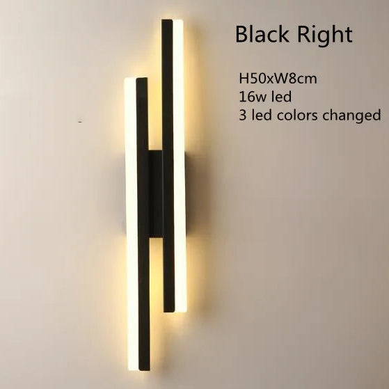 LED Copper Pipe Wall Lamp with Acrylic Shade