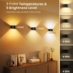 Smart Motion Sensor Wall Light – LED Rechargeable 3 Colors