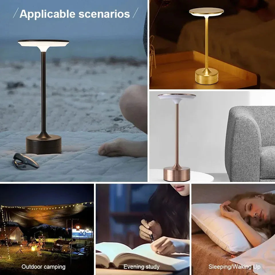 LED Rechargeable Portable Bedroom Table Lamp w/Touch Sensor - Lightify
